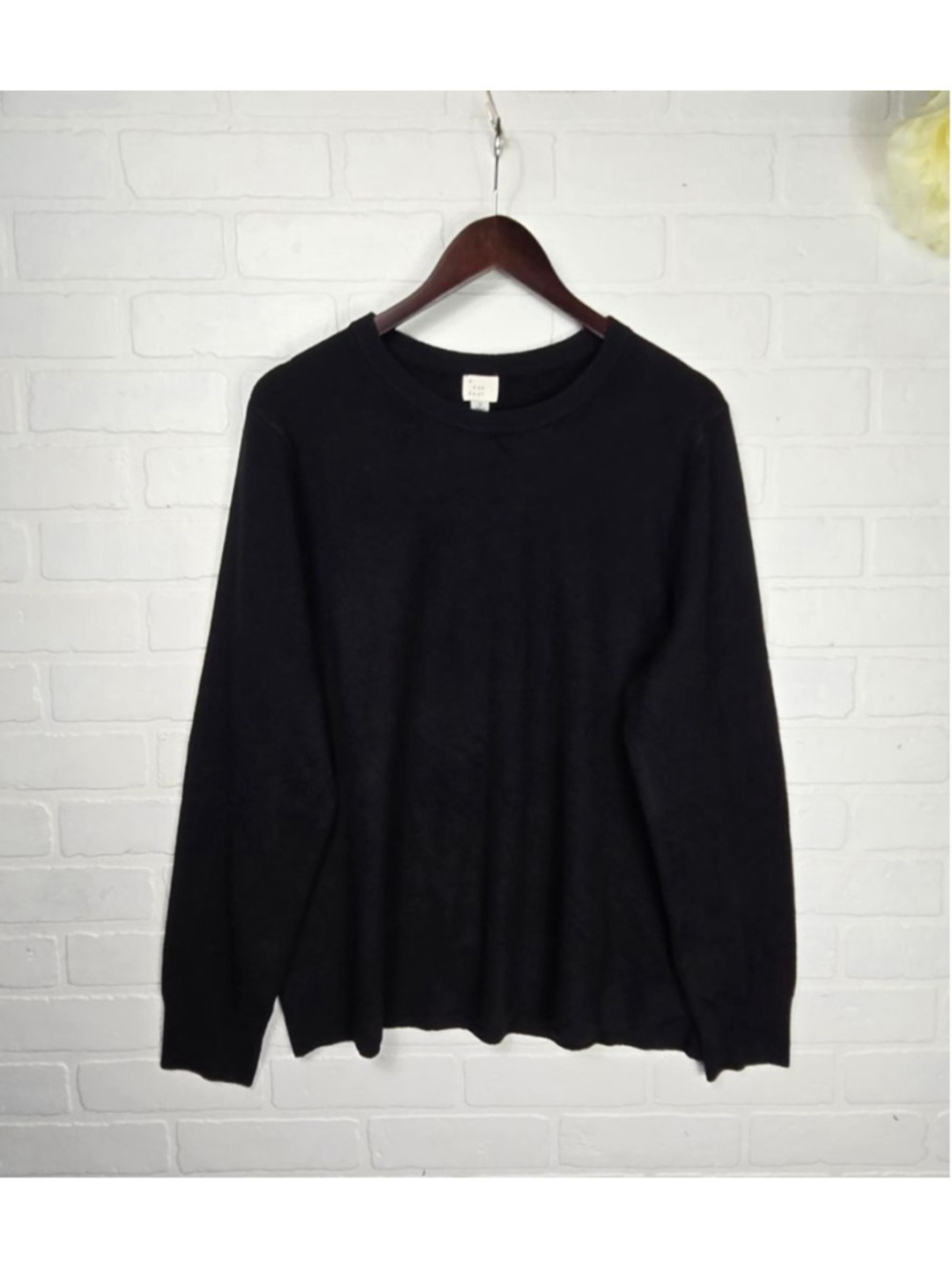 A New Day Black Crewneck Sweater Size 1X